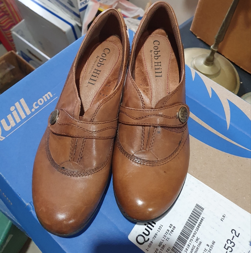 Cobb Hill short heel boots booties